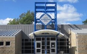 Elementary School Building Entrance