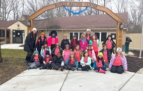 Students at Harris Nature Center
