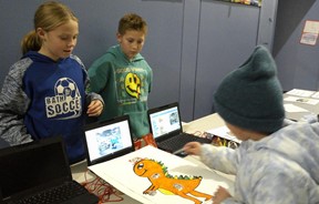 Students a steam night