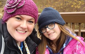 Para and student out at field trip